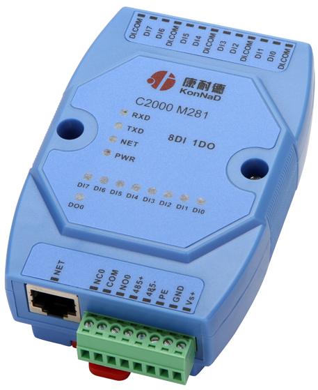 开关量转TCP/IP 数字量转RJ45模块