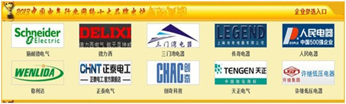 2013首届中国电气行业网络十大品牌