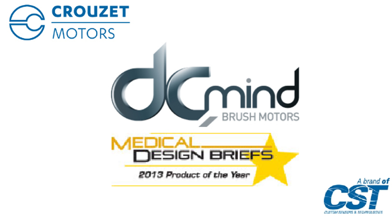 Crouzet高諾斯DCmind系列直流有刷電機榮獲2013年度