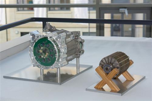 德国汉诺威工业博览会展出最小电动车电机