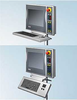 K7xxx, KT7xxx | 用于控制面板和面板型 PC 的附加键盘