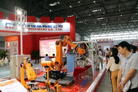 西部最专业的机器人展在重庆国博中心展出