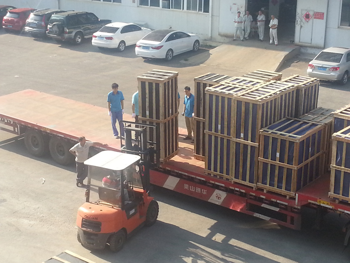 百万订单顺利完成 新疆供热项目设备昨起承运