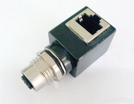 Cat5 M12 to RJ45网络适配器