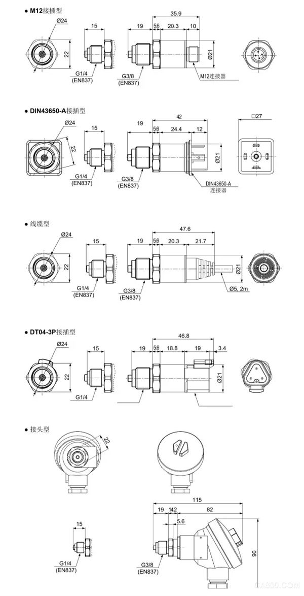 压力变送器,TPS30系列，奥托尼克斯