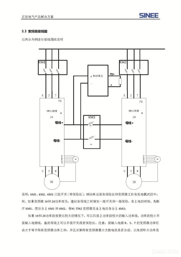 深圳正弦 变频器 纸张 线缆 共直流母线 维护成本