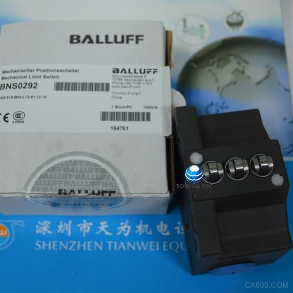 德国巴鲁夫BALLUFF机械式位置开关BNS 819
