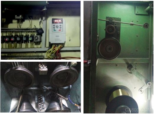 水箱式拉丝机应用 张力摆杆 调节输出频率