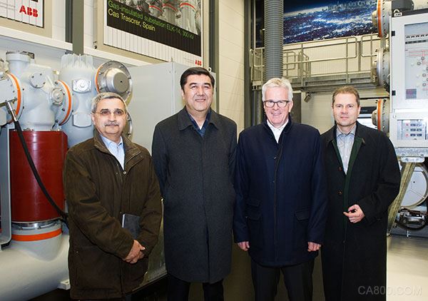 国家能源局局长参观ABB在苏黎世欧瑞康工厂