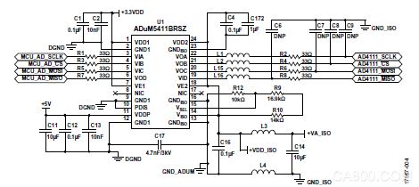 了AD4111,磁兼容性(EMC)印刷电路板