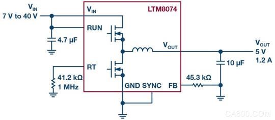 LTM8074,降压开关电源