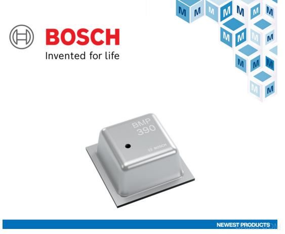 贸泽电子,分销商,气压传感器,Bosch,BMP390