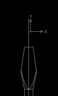 CAD 如何绘制一字形螺丝刀头