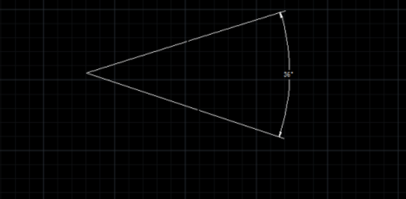 如何用CAD绘制角平分线