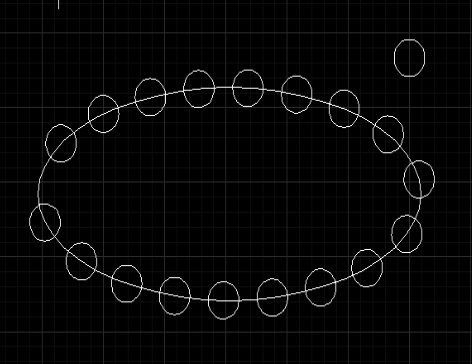 如何在CAD中创建椭圆阵列
