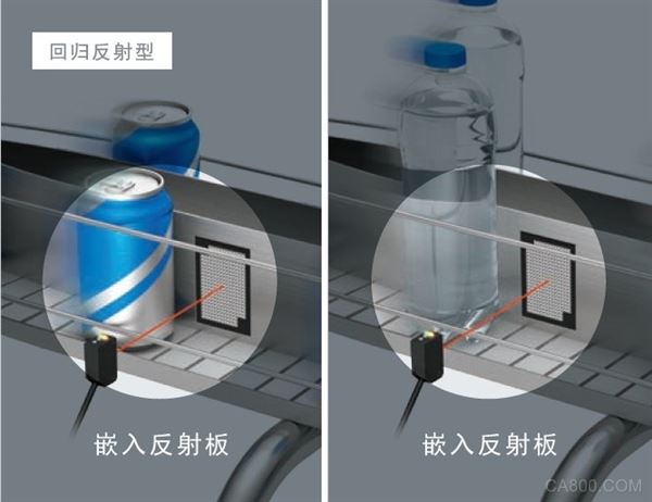 欧姆龙,E3AS-HL,反射型光电传感器