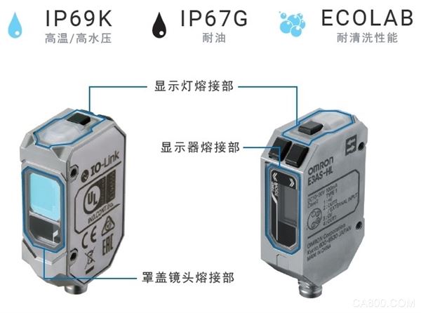 欧姆龙自动化,距离设定型光电传感器,汽车,食品