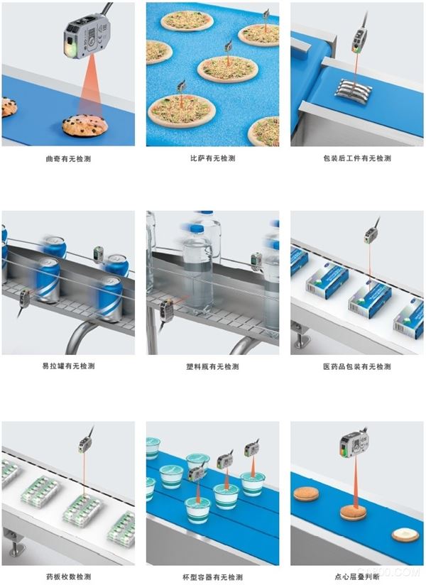 欧姆龙自动化,距离设定型光电传感器,汽车,食品