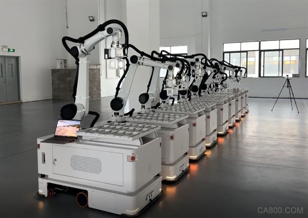 汽车零配件厂 CNC 加工自动化｜复合机器人多机床巡回上下料方案｜富唯智能