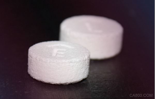 3D打印药片已在美上架销售 易溶于水易吸收