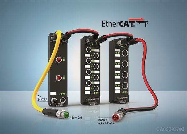EtherCAT P 拥有多种 IP 67 I/O 选项  大幅降低现场层的布线和装配成本