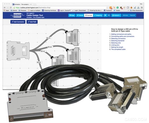 Pickering公司发布全新线缆设计工具