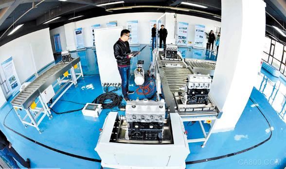 洛阳制造再发力 国内首条汽车发动机自动检测线正式建成