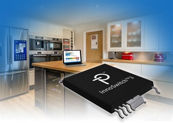 Power Integrations发布InnoSwitch3系列高效率(94%)离线 反激式开关电源IC