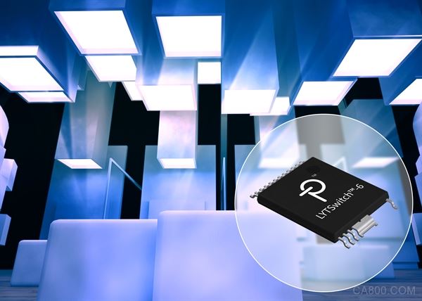 ower Integrations推出LYTSwitch-6 LED驱动器IC，可实现高效率和极低待机功率