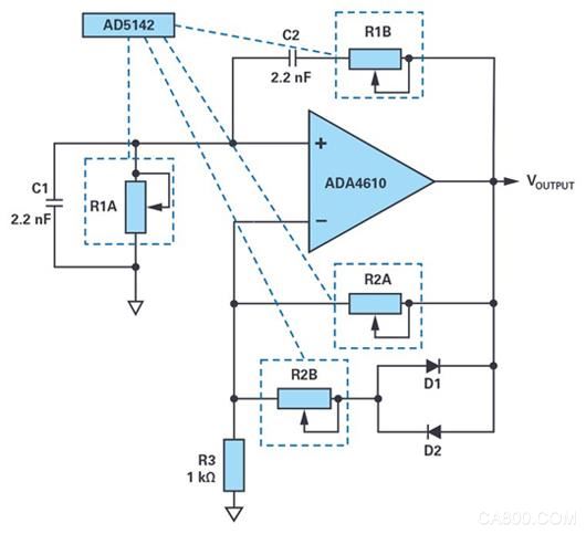 如何使用数字电位器构建可编程振荡器