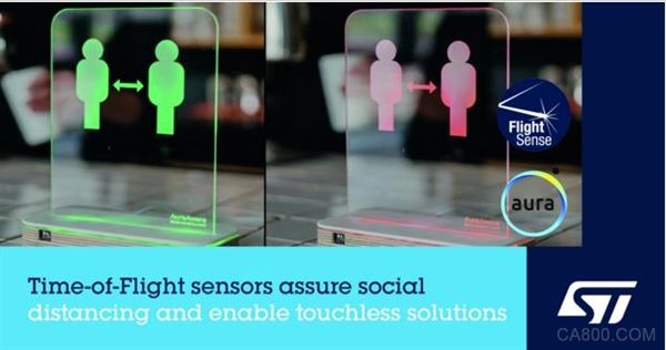 意法半导体FlightSense™飞行时间接近及检测传感器，助力社交距离感知应用创新