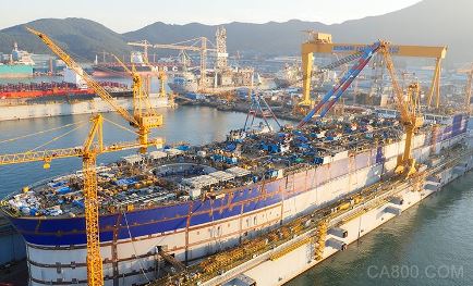 中国批准韩国两大造船巨头合并