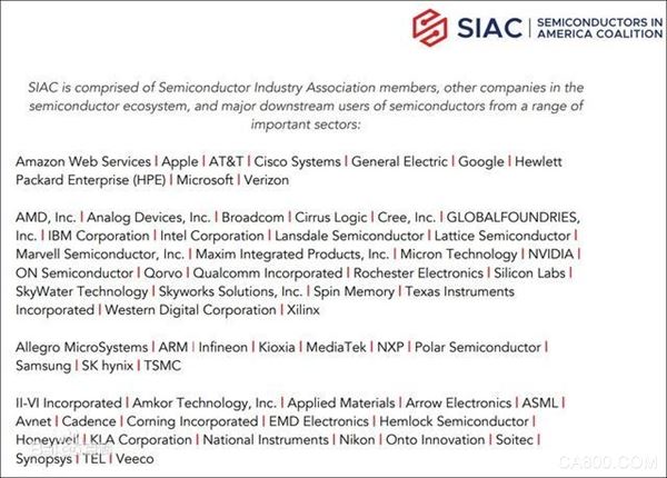 为抑制竞争对手崛起 美国领衔组建半导体联盟(SIAC)