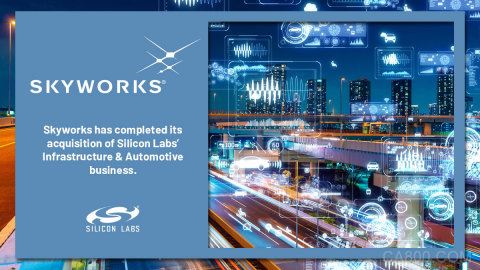 Skyworks 完成对Silicon Labs 基础设施和汽车业务的收购，新增重要授权代理商——世强硬创电商