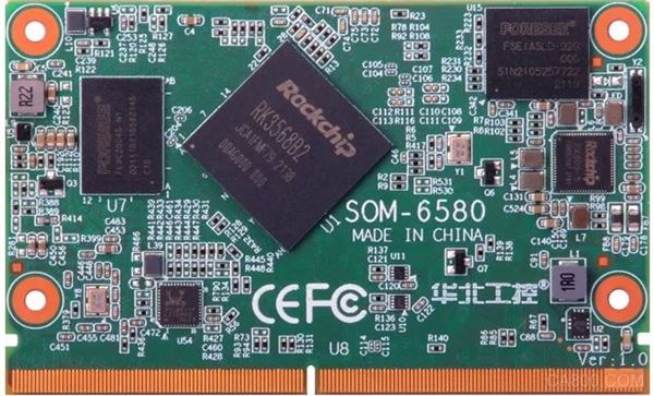 新产品发布：华北工控搭载RK3568处理器的嵌入式ARM核心板SOM-6580
