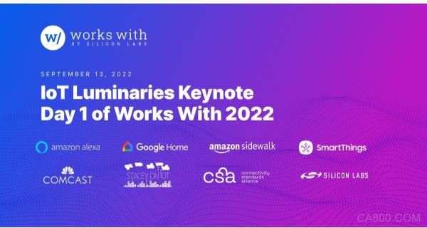 Silicon Labs主辦“Works With” 2022年開發者大會，邀請物聯網領導廠商探討無線連結和智能互聯設備的最新發展