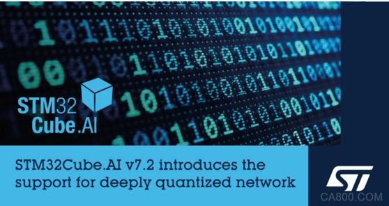 意法半導體STM32Cube.AI 開發工具增加深度量化神經網絡支持