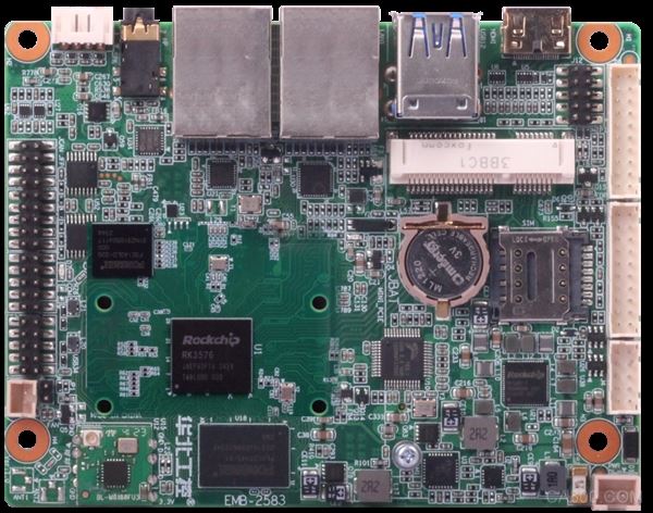 华北工控EMB-2583面向工业多媒体应用：支持6 TOPS算力与4/8K解码