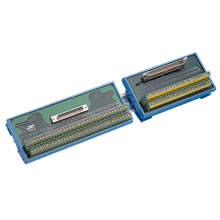 DIN导轨安装的68脚SCSI-II接线端子