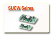 SUCW系列双路输出DC-DC电源模块,超薄,超轻设计