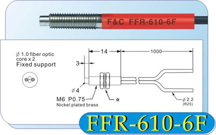 FFR-610-6F光纤管 嘉准电子科技有限公司