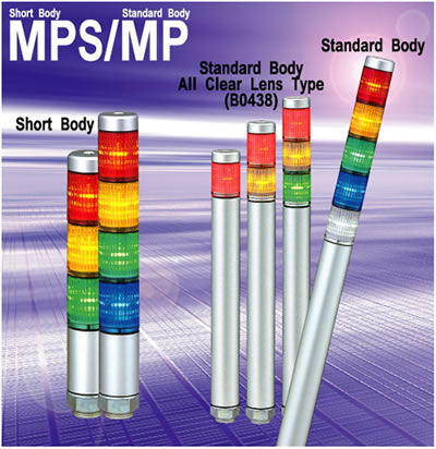 多层LED信号灯：MPS/MP-102，MPS/MP-202，-302