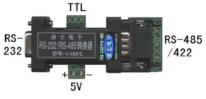 AH485C波士通用RS-232、TTL、RS-485/422三向转换器