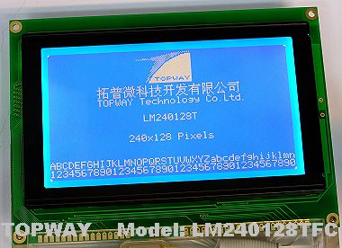 TOPWAY240*128点阵LCM/LCD/液晶显示模块