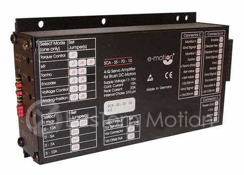 德国E-Motion直流伺服驱动器SCA系列