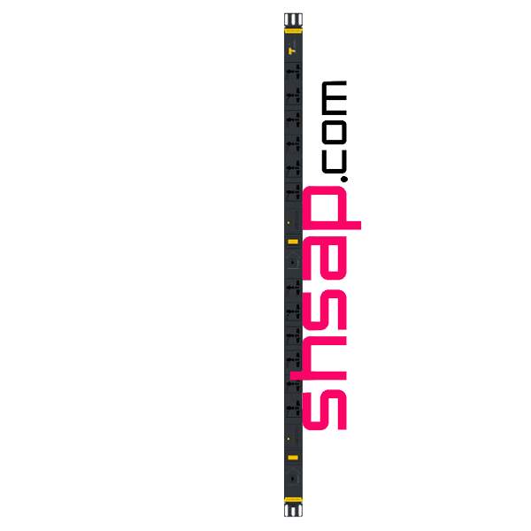 双路12联万用插空竖装机柜插座(PDU)