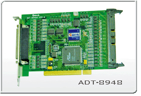每轴可独立控制，互不影响的ADT-8948基于PCI总线高性能4轴运动控制卡