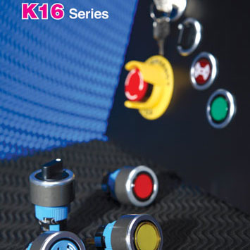供应韩国凯昆机电KACON齐平型按钮开关K16系列