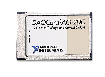 模拟输出PCMCIA总线DAQCard-AO-2DC