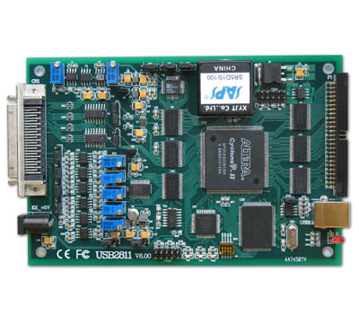 阿尔泰USB2812测控板(模拟量采集卡、AD卡）